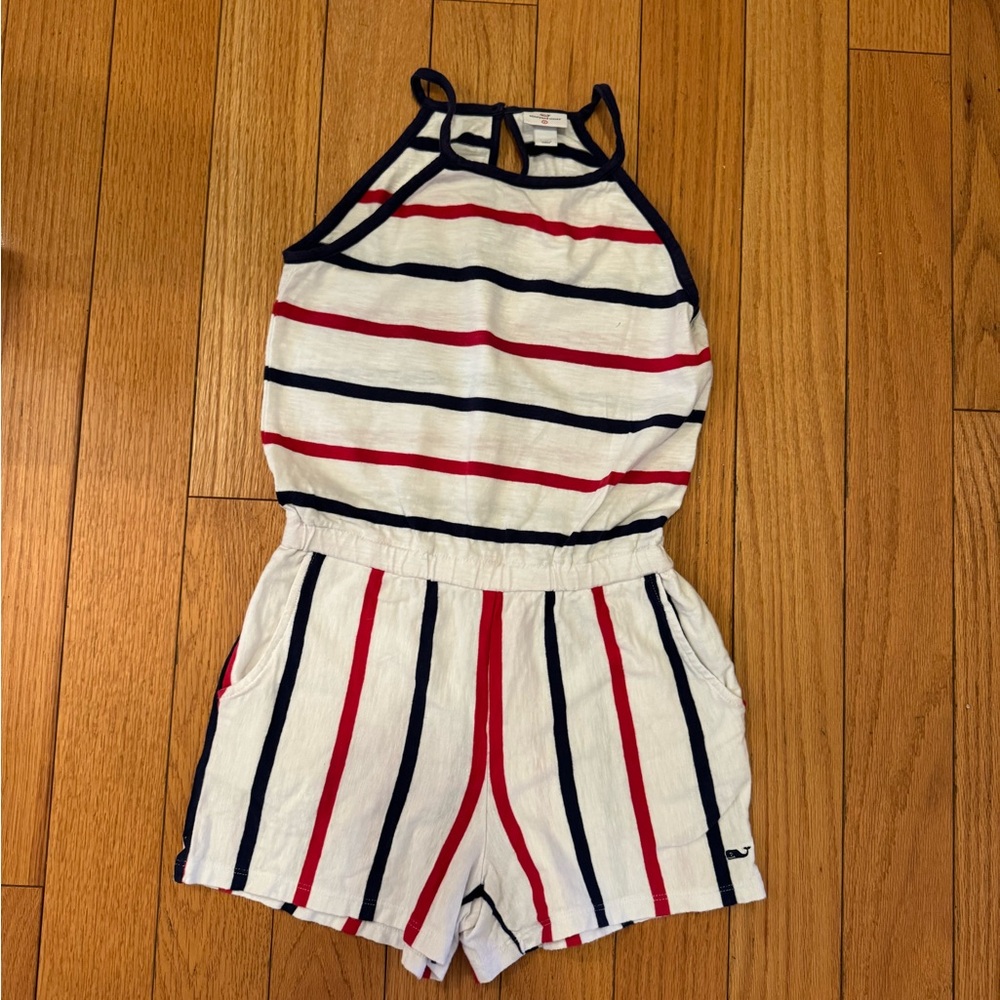 Vineyard Vines for Target Patriotic Red, Whjte and Blue Romper